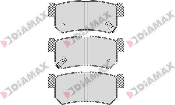 Diamax N09362 - Bremžu uzliku kompl., Disku bremzes ps1.lv