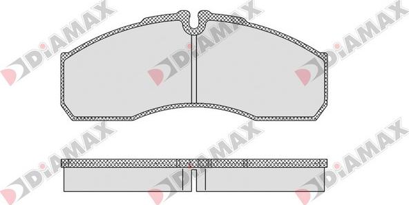 Diamax N09328 - Bremžu uzliku kompl., Disku bremzes ps1.lv