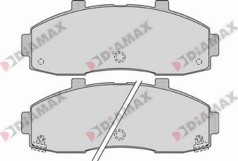 Diamax N09295 - Bremžu uzliku kompl., Disku bremzes ps1.lv