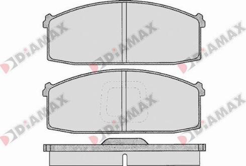 Diamax N09202 - Bremžu uzliku kompl., Disku bremzes ps1.lv