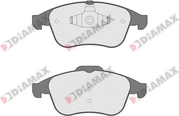 Diamax N09232 - Bremžu uzliku kompl., Disku bremzes ps1.lv