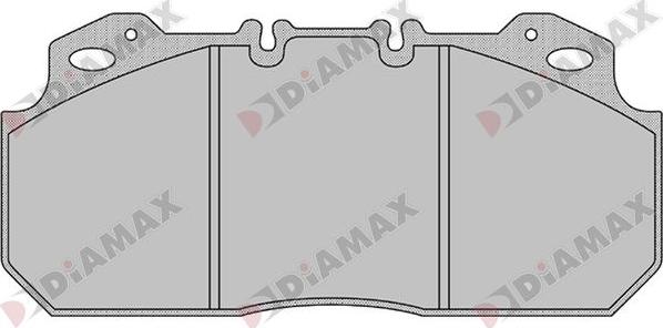 Diamax N09227 - Bremžu uzliku kompl., Disku bremzes ps1.lv