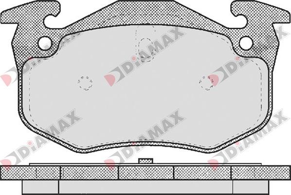 Diamax N09271 - Bremžu uzliku kompl., Disku bremzes ps1.lv