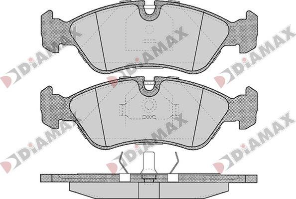 Diamax N09794 - Bremžu uzliku kompl., Disku bremzes ps1.lv