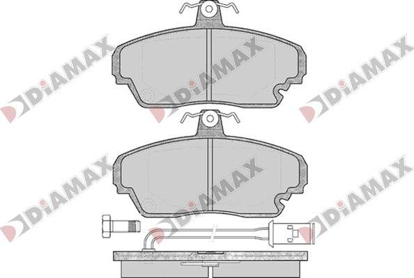 Diamax N09797 - Bremžu uzliku kompl., Disku bremzes ps1.lv