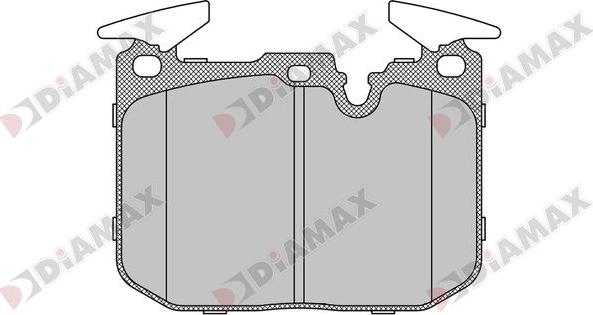 Diamax N09762 - Bremžu uzliku kompl., Disku bremzes ps1.lv