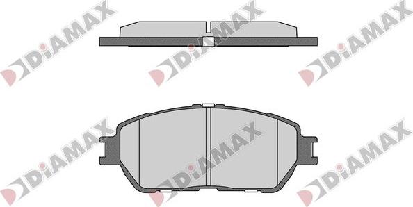 Diamax N09709 - Bremžu uzliku kompl., Disku bremzes ps1.lv