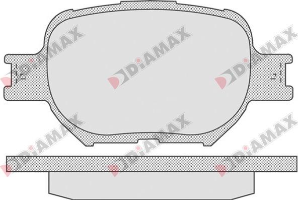 Japanparts JPA212AF - Bremžu uzliku kompl., Disku bremzes ps1.lv