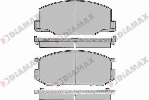 Diamax N09724 - Bremžu uzliku kompl., Disku bremzes ps1.lv