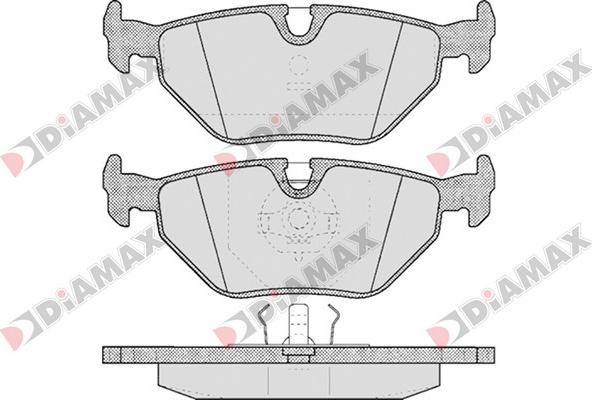 Diamax N09720 - Bremžu uzliku kompl., Disku bremzes ps1.lv