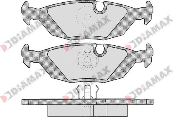 Diamax N09721 - Bremžu uzliku kompl., Disku bremzes ps1.lv