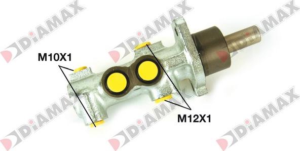 Diamax N04072 - Galvenais bremžu cilindrs ps1.lv