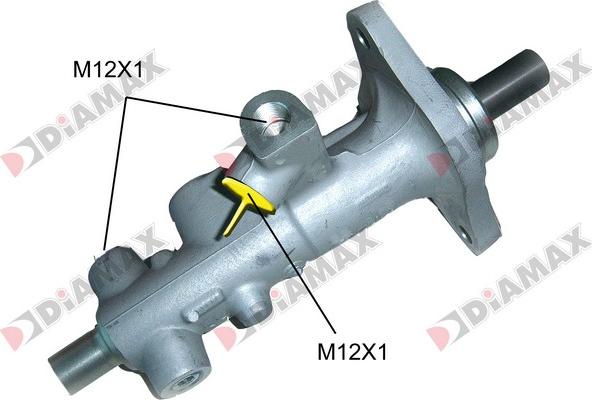 Diamax N04216 - Galvenais bremžu cilindrs ps1.lv