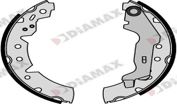 Diamax N01410 - Bremžu loku komplekts ps1.lv