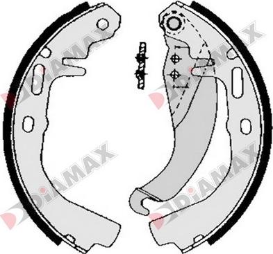 Diamax N01190 - Bremžu loku komplekts ps1.lv