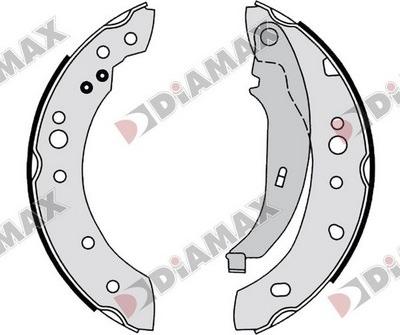 Diamax N01387 - Bremžu loku komplekts ps1.lv