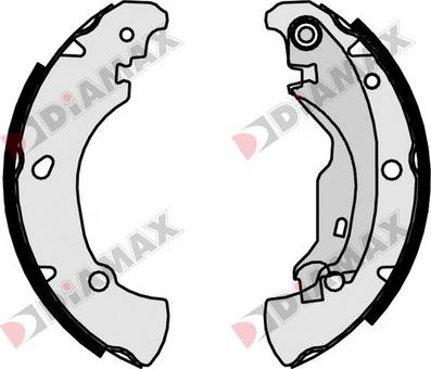 Diamax N01273 - Bremžu loku komplekts ps1.lv