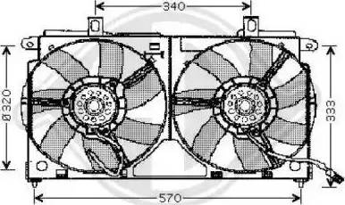 Diederichs 4210101 - Ventilators, Motora dzesēšanas sistēma ps1.lv