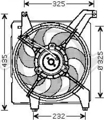 Diederichs 6843101 - Ventilators, Motora dzesēšanas sistēma ps1.lv