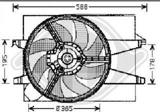 Diederichs 1404101 - Ventilators, Motora dzesēšanas sistēma ps1.lv