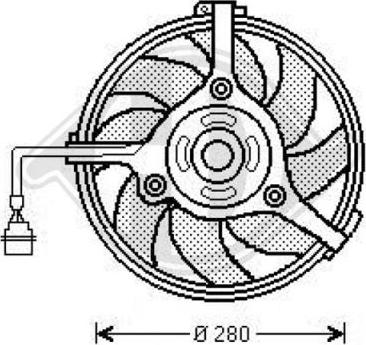 Diederichs 1025001 - Ventilators, Motora dzesēšanas sistēma ps1.lv