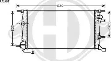 Diederichs 8446502 - Radiators, Motora dzesēšanas sistēma ps1.lv