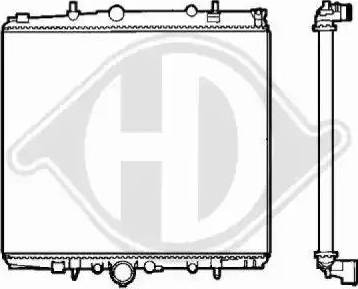 Diederichs 8409202 - Radiators, Motora dzesēšanas sistēma ps1.lv