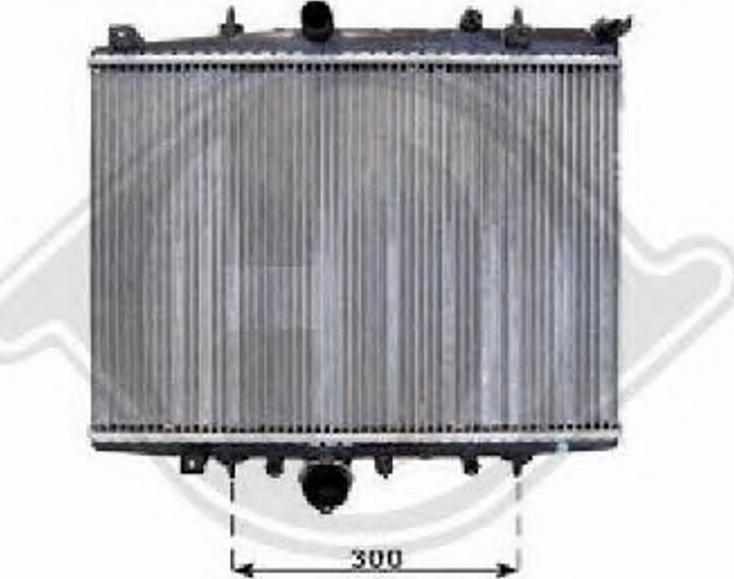 Diederichs 8406105 - Radiators, Motora dzesēšanas sistēma ps1.lv