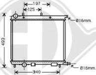 Diederichs 8400505 - Radiators, Motora dzesēšanas sistēma ps1.lv