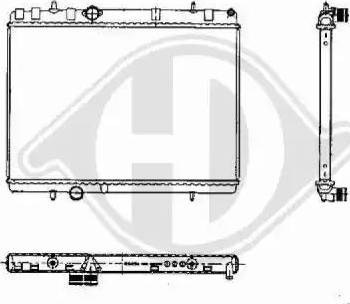 Diederichs 8424304 - Radiators, Motora dzesēšanas sistēma ps1.lv