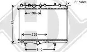 Diederichs 8424302 - Radiators, Motora dzesēšanas sistēma ps1.lv