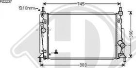 Diederichs 8561905 - Radiators, Motora dzesēšanas sistēma ps1.lv