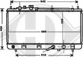 Diederichs 8561707 - Radiators, Motora dzesēšanas sistēma ps1.lv