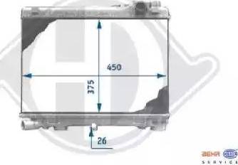 Diederichs 8500079 - Radiators, Motora dzesēšanas sistēma ps1.lv