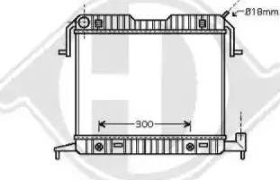 Diederichs 8501333 - Radiators, Motora dzesēšanas sistēma ps1.lv