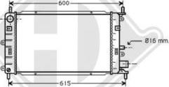 Diederichs 8502083 - Radiators, Motora dzesēšanas sistēma ps1.lv