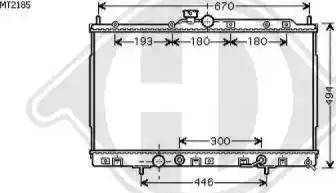 Diederichs 8584604 - Radiators, Motora dzesēšanas sistēma ps1.lv