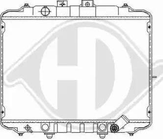 Diederichs 8588507 - Radiators, Motora dzesēšanas sistēma ps1.lv