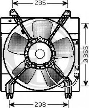 Diederichs 8691209 - Ventilators, Motora dzesēšanas sistēma ps1.lv