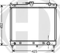 Diederichs 8642585 - Radiators, Motora dzesēšanas sistēma ps1.lv