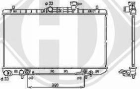 Diederichs 8683206 - Radiators, Motora dzesēšanas sistēma ps1.lv