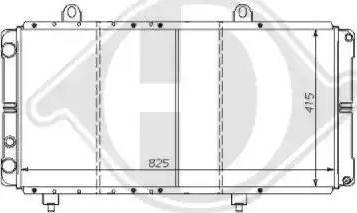 Diederichs 8109191 - Radiators, Motora dzesēšanas sistēma ps1.lv