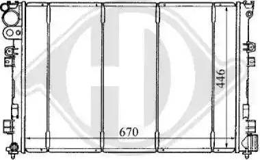 Diederichs 8109146 - Radiators, Motora dzesēšanas sistēma ps1.lv