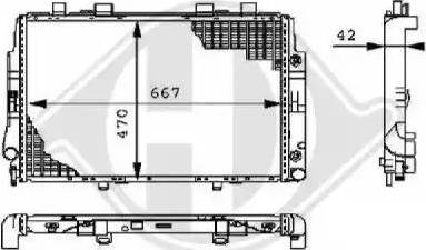 Diederichs 8104197 - Radiators, Motora dzesēšanas sistēma ps1.lv