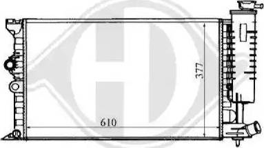 Diederichs 8104157 - Radiators, Motora dzesēšanas sistēma ps1.lv