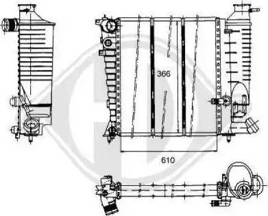 Diederichs 8104179 - Radiators, Motora dzesēšanas sistēma ps1.lv
