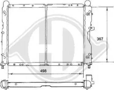 Diederichs 8100103 - Radiators, Motora dzesēšanas sistēma ps1.lv