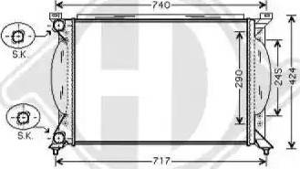 Diederichs 8101705 - Radiators, Motora dzesēšanas sistēma ps1.lv