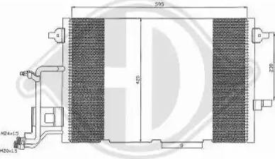 Diederichs 8102401 - Kondensators, Gaisa kond. sistēma ps1.lv