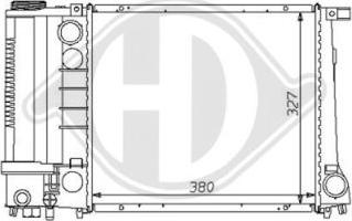 Diederichs 8102166 - Radiators, Motora dzesēšanas sistēma ps1.lv